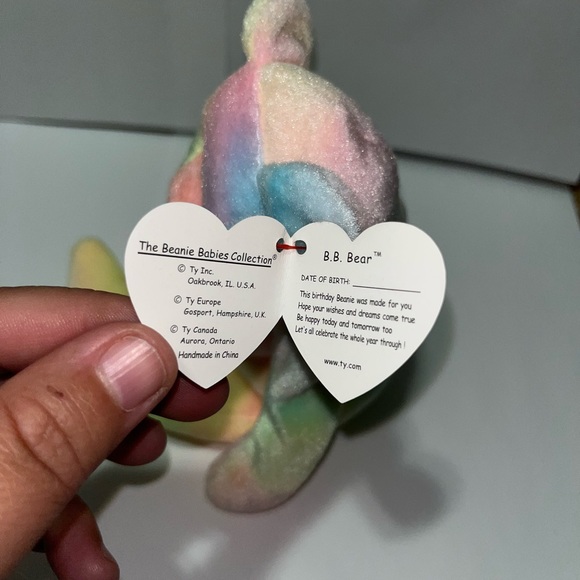1999 Ty Beanie Baby, B.B. Bear - Picture 3 of 4